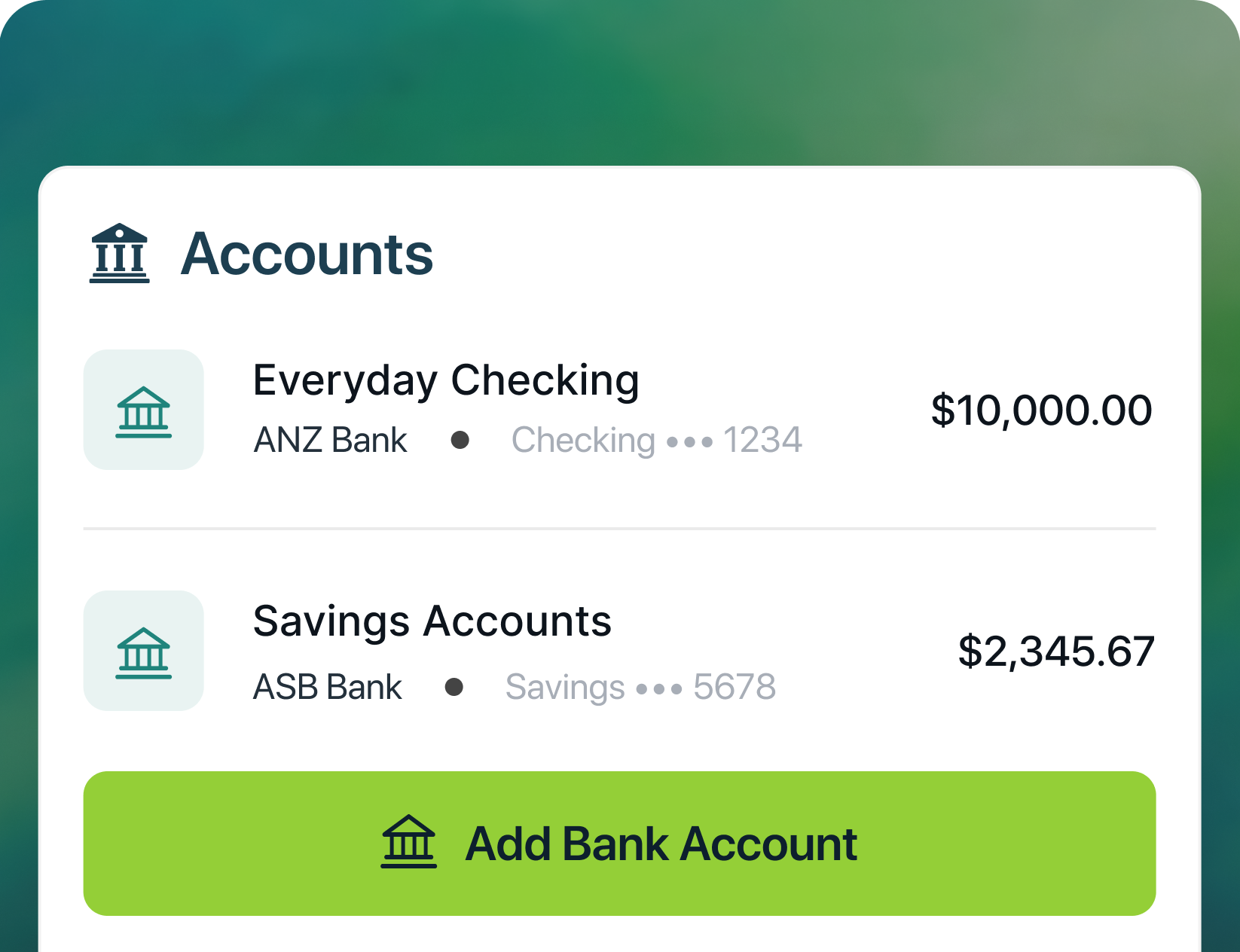 Connect your accounts.